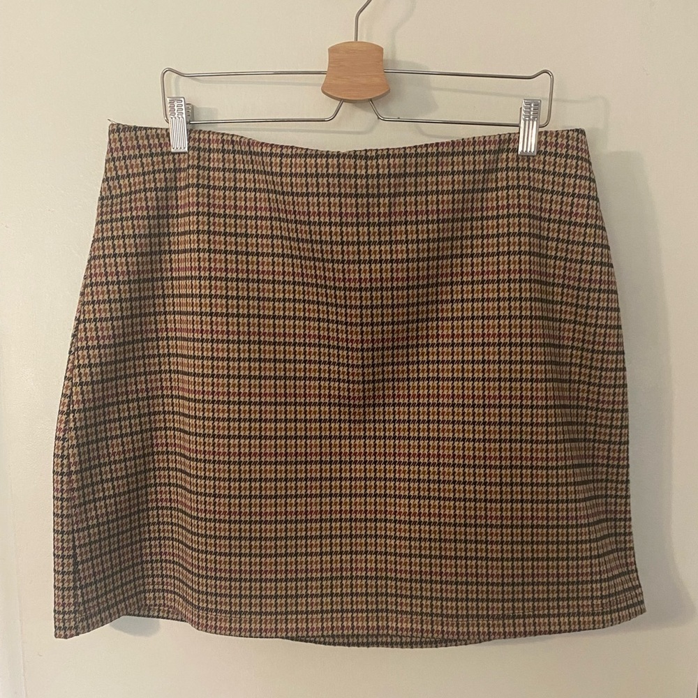 Maurices Plaid Mini Skirt